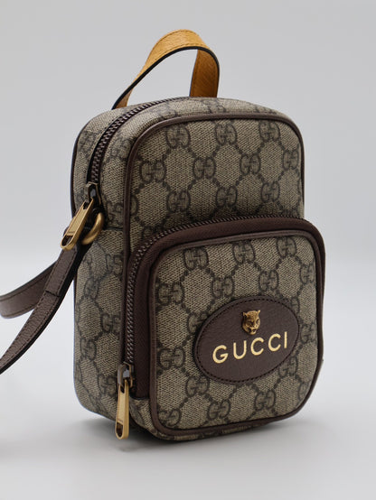 GUCCI Neo Vintage Supreme老花斜背包