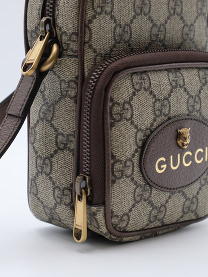 GUCCI Neo Vintage Supreme老花斜背包