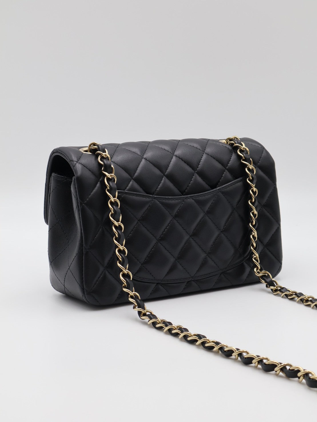 CHANEL 經典口蓋包Mini CF20 - 黑金
