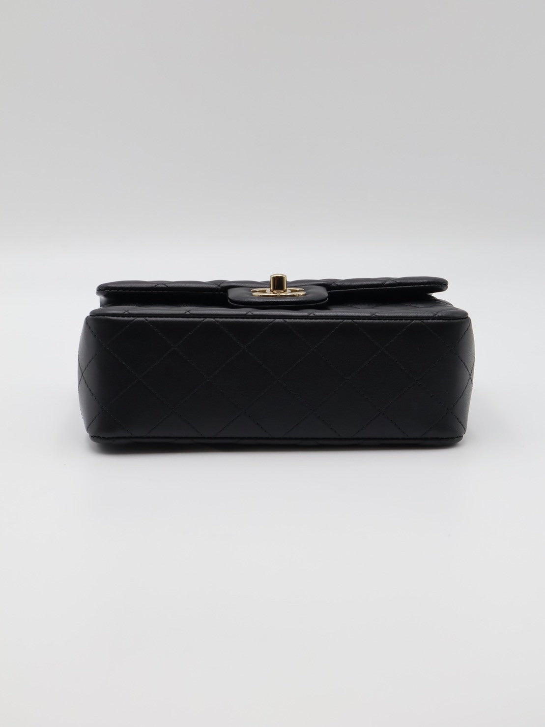 CHANEL 經典口蓋包Mini CF20 - 黑金