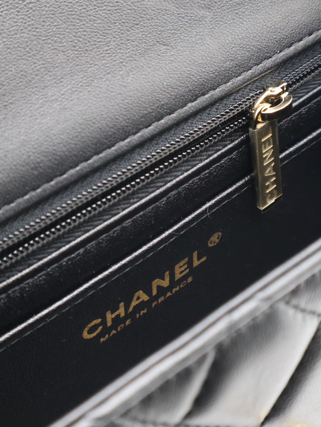 CHANEL 經典口蓋包Mini CF20 - 黑金