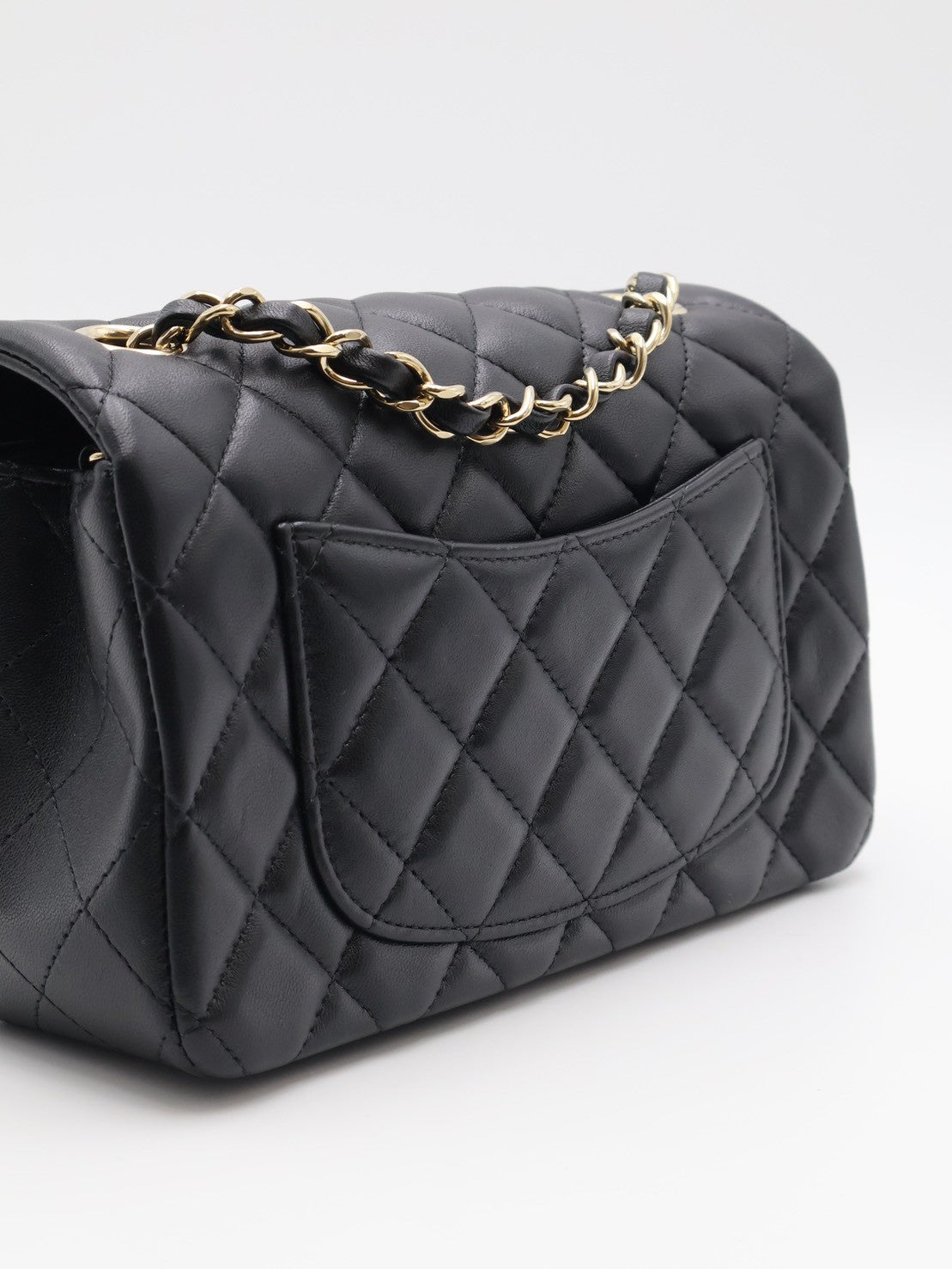 CHANEL 經典口蓋包Mini CF20 - 黑金