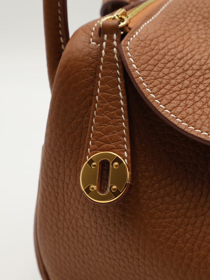 HERMES Mini Lindy - Gold 37 金棕金 U