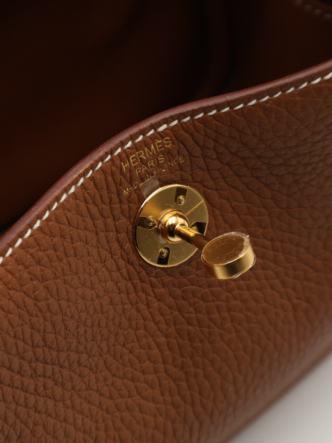 HERMES Mini Lindy - Gold 37 金棕金 U