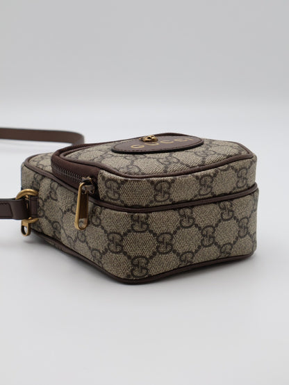 GUCCI Neo Vintage Supreme老花斜背包