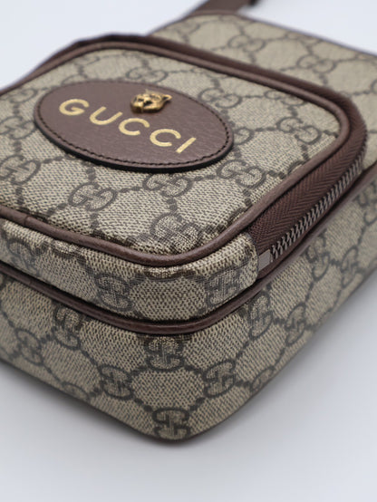 GUCCI Neo Vintage Supreme老花斜背包