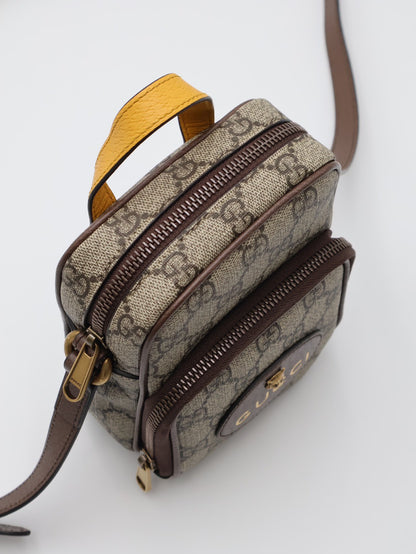 GUCCI Neo Vintage Supreme老花斜背包
