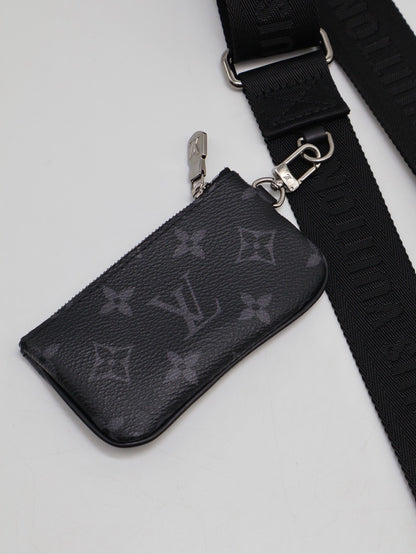 LOUIS VUITTON Trio三合一黑武士郵差包