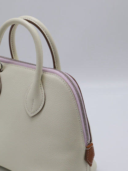 HERMES Mini Bolide - Mushroom/Mauve Pale/Gold 蘑菇白/夢幻紫/金棕 B