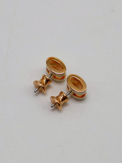 HERMES Mini Pop H耳環 - 白玫瑰金