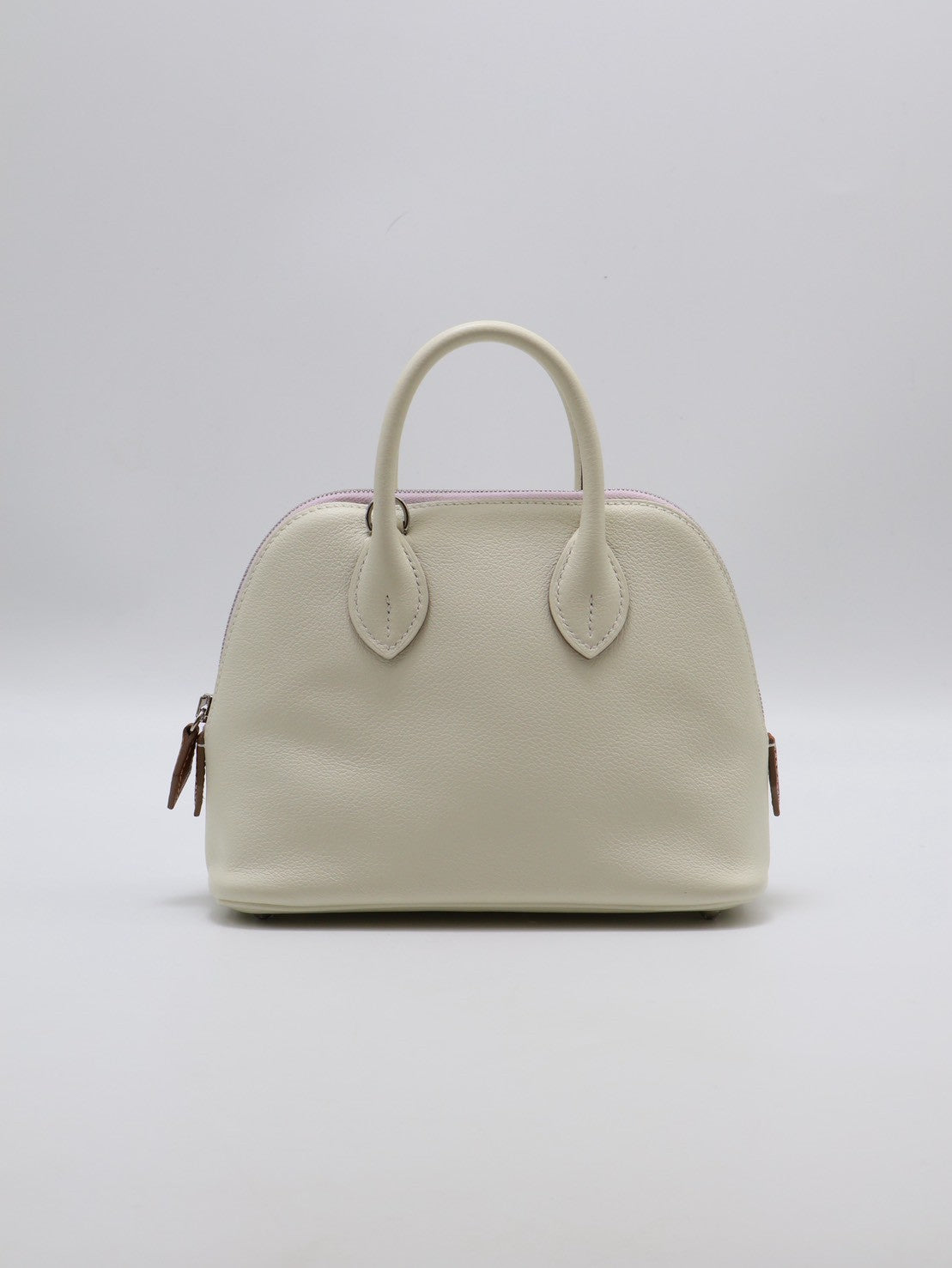 HERMES Mini Bolide - Mushroom/Mauve Pale/Gold 蘑菇白/夢幻紫/金棕 B