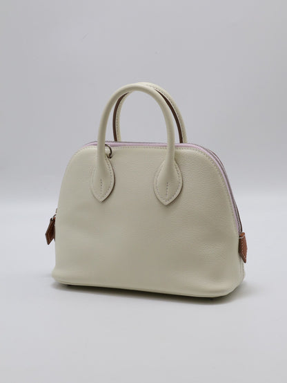 HERMES Mini Bolide - Mushroom/Mauve Pale/Gold 蘑菇白/夢幻紫/金棕 B