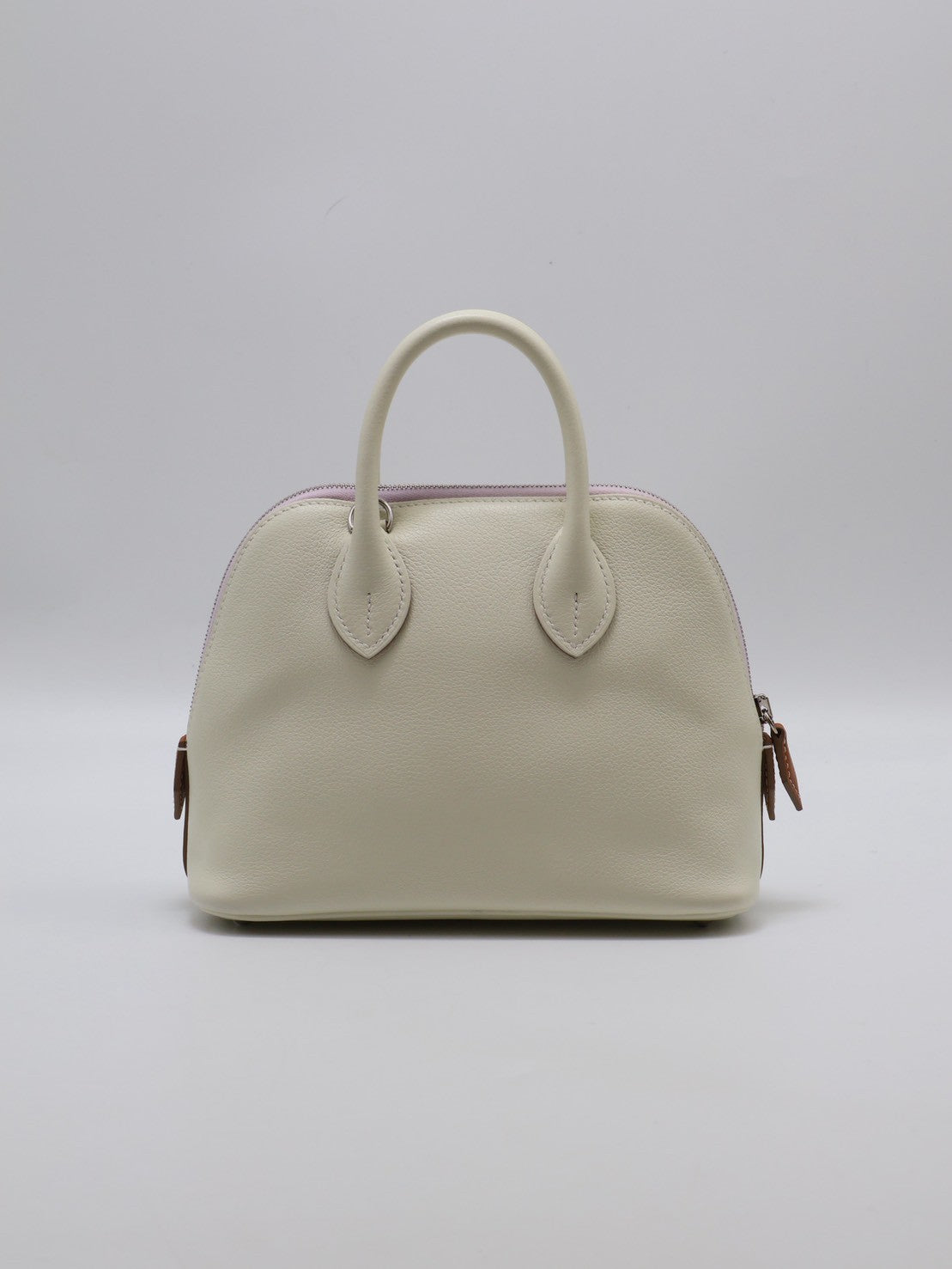 HERMES Mini Bolide - Mushroom/Mauve Pale/Gold 蘑菇白/夢幻紫/金棕 B