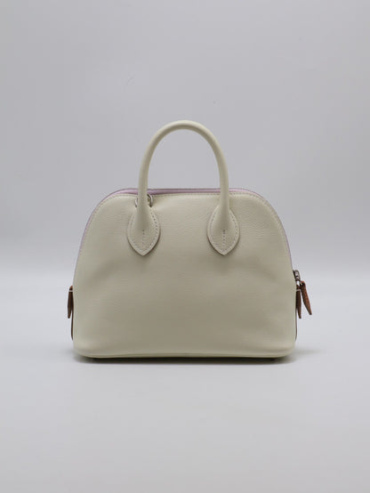HERMES Mini Bolide - Mushroom/Mauve Pale/Gold 蘑菇白/夢幻紫/金棕 B