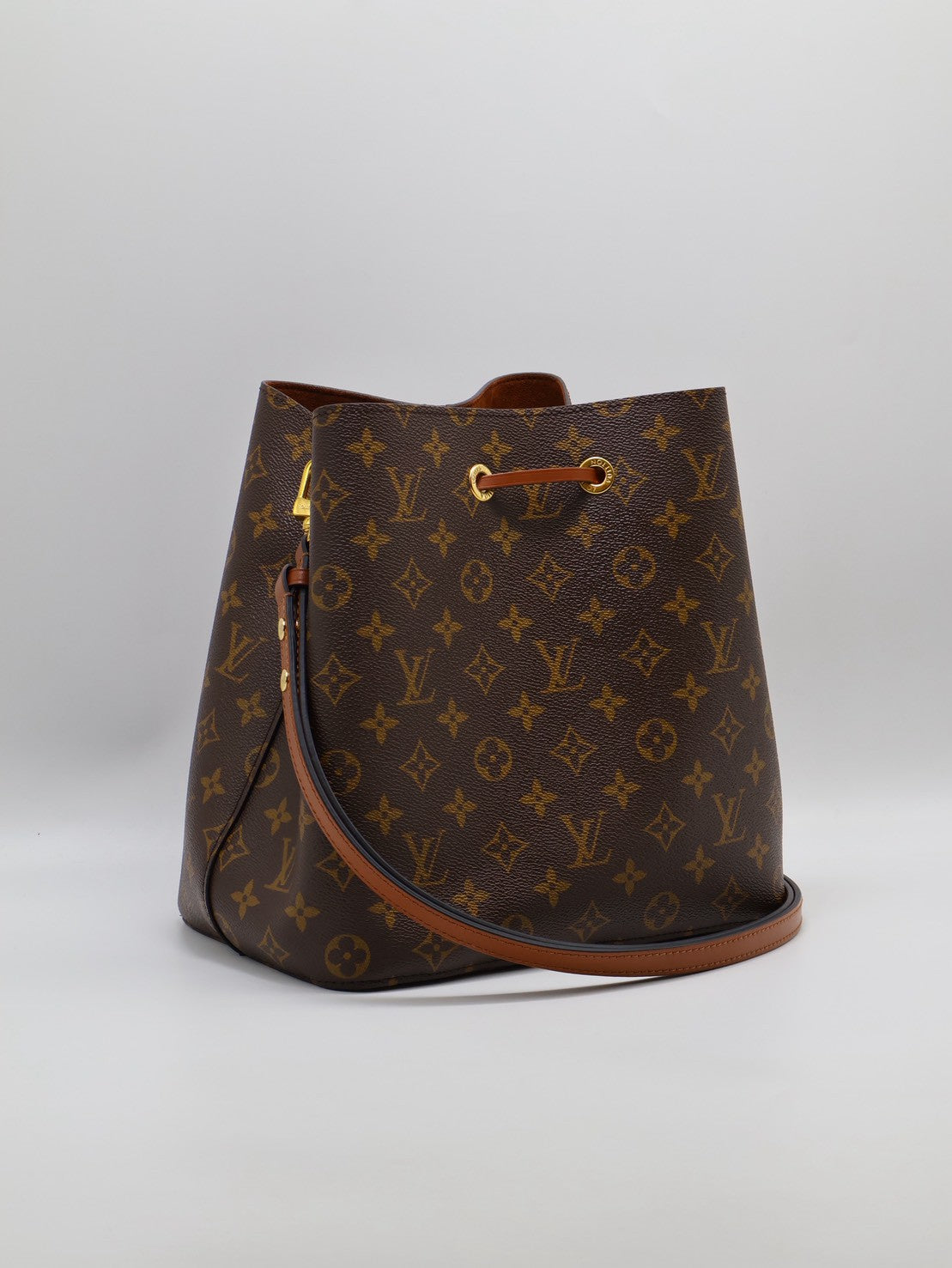 LOUIS VUITTON Neonoe水桶包 - MM棕
