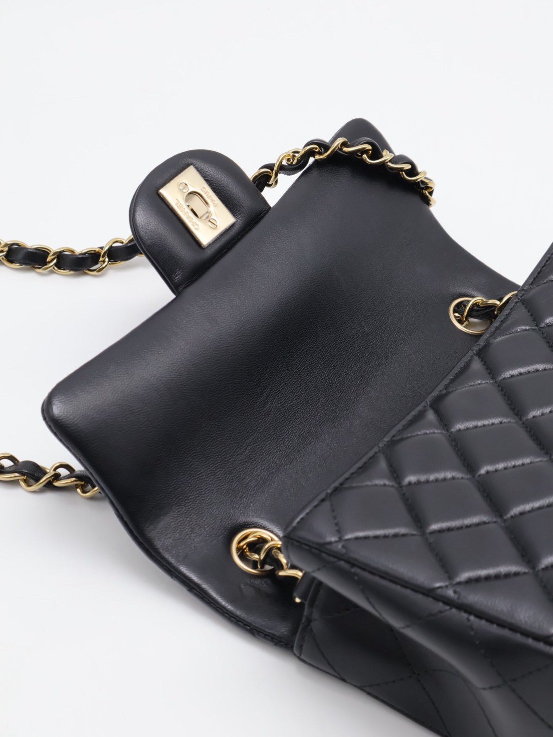 CHANEL 經典口蓋包Mini CF20 - 黑金