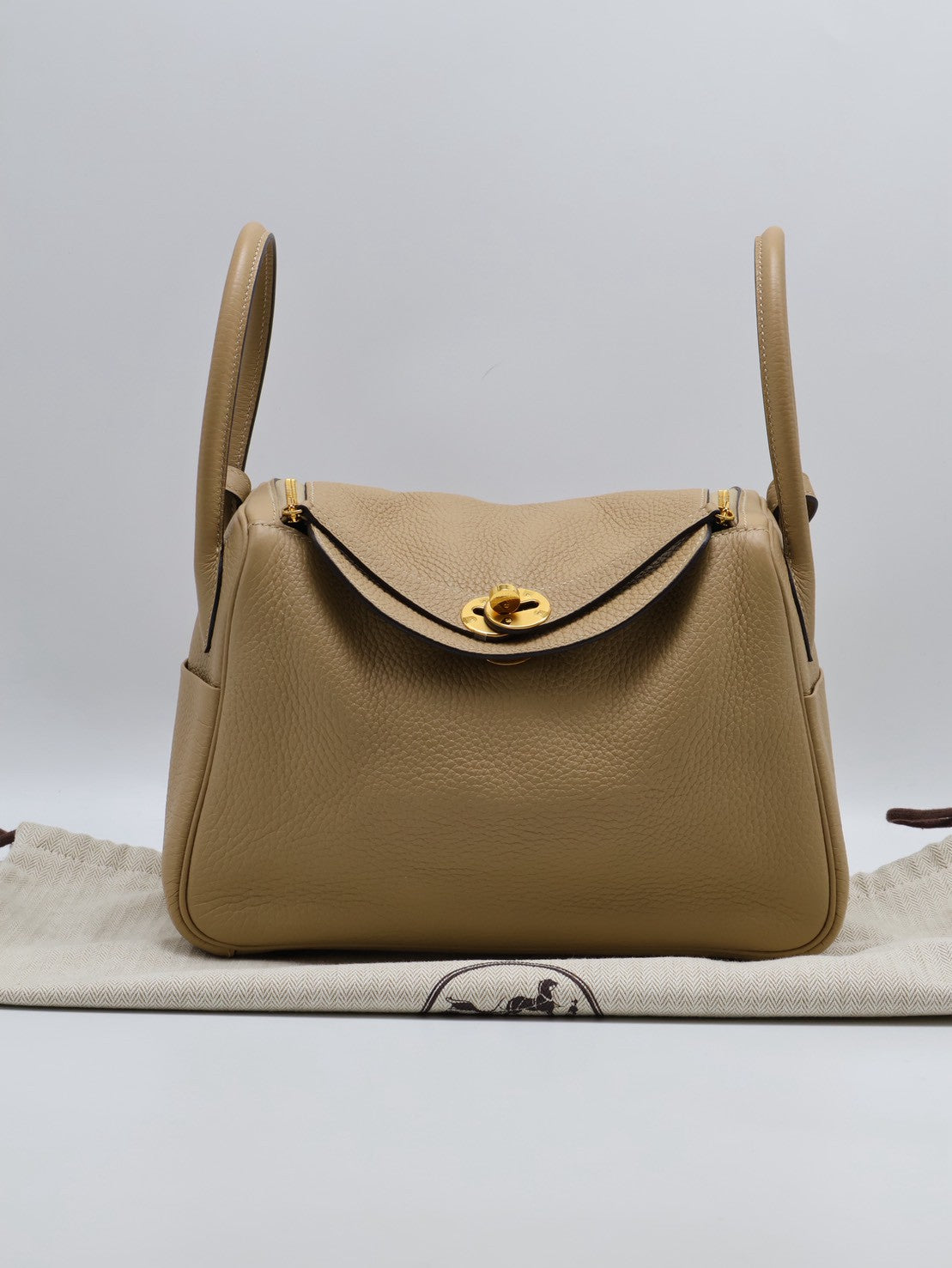 HERMES Lindy 26 - Trench S2 風衣灰金 Z