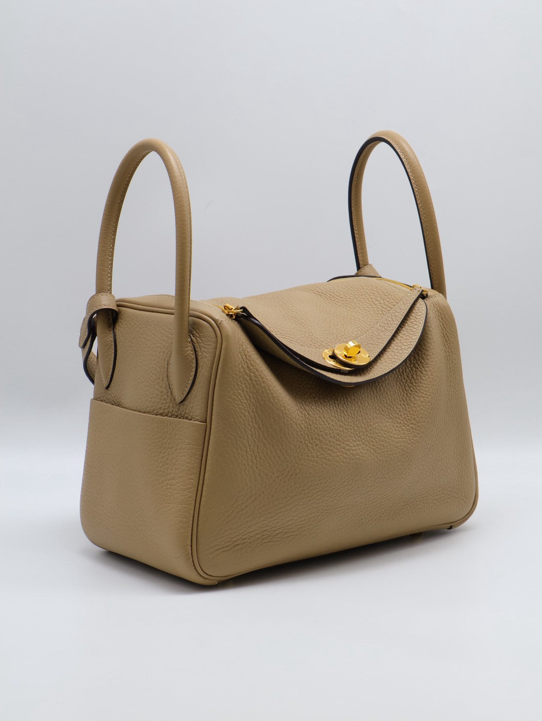 HERMES Lindy 26 - Trench S2 風衣灰金 Z