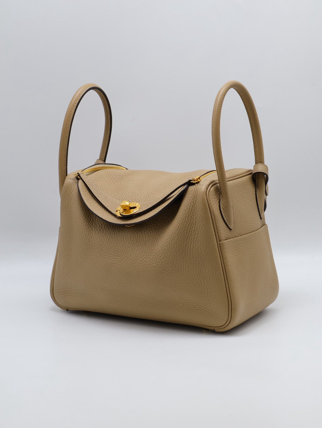HERMES Lindy 26 - Trench S2 風衣灰金 Z