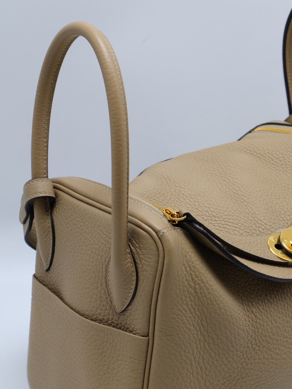 HERMES Lindy 26 - Trench S2 風衣灰金 Z