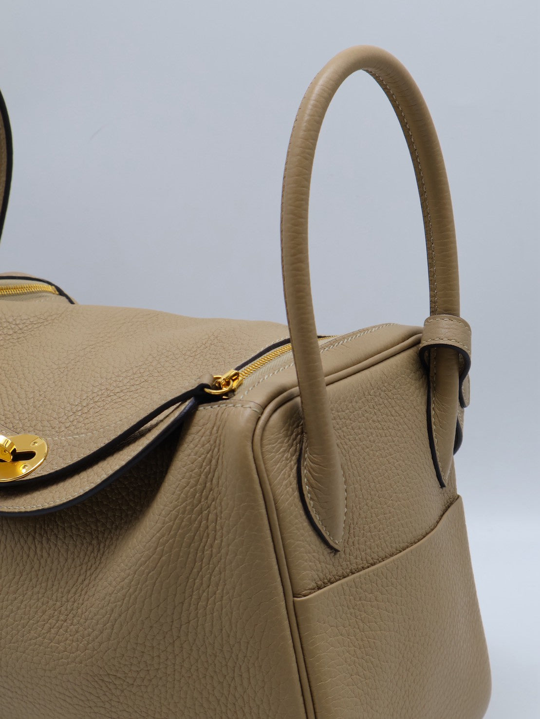HERMES Lindy 26 - Trench S2 風衣灰金 Z