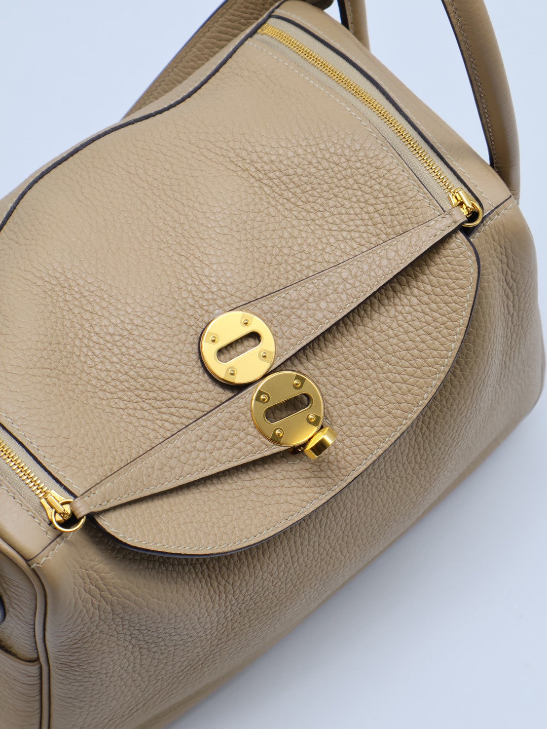 HERMES Lindy 26 - Trench S2 風衣灰金 Z