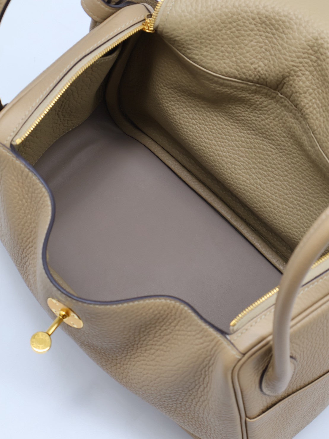 HERMES Lindy 26 - Trench S2 風衣灰金 Z