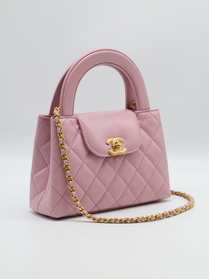 CHANEL Mini Kelly - 粉金