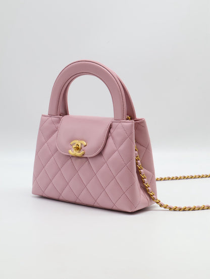 CHANEL Mini Kelly - 粉金