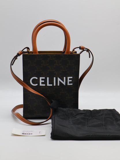 CELINE Triomphe帆布Mini Tote