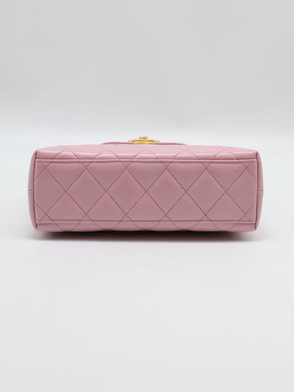 CHANEL Mini Kelly - 粉金