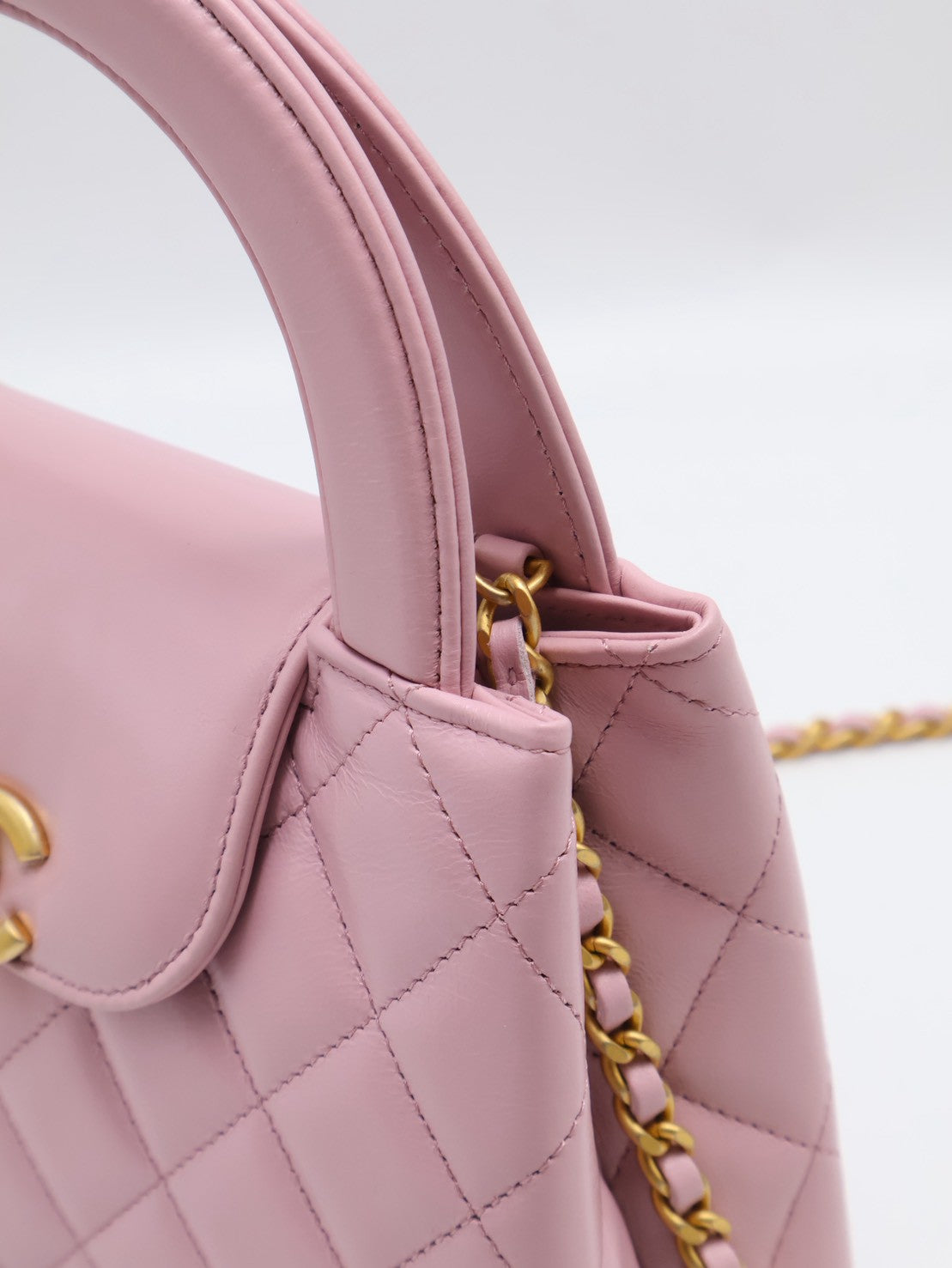 CHANEL Mini Kelly - 粉金