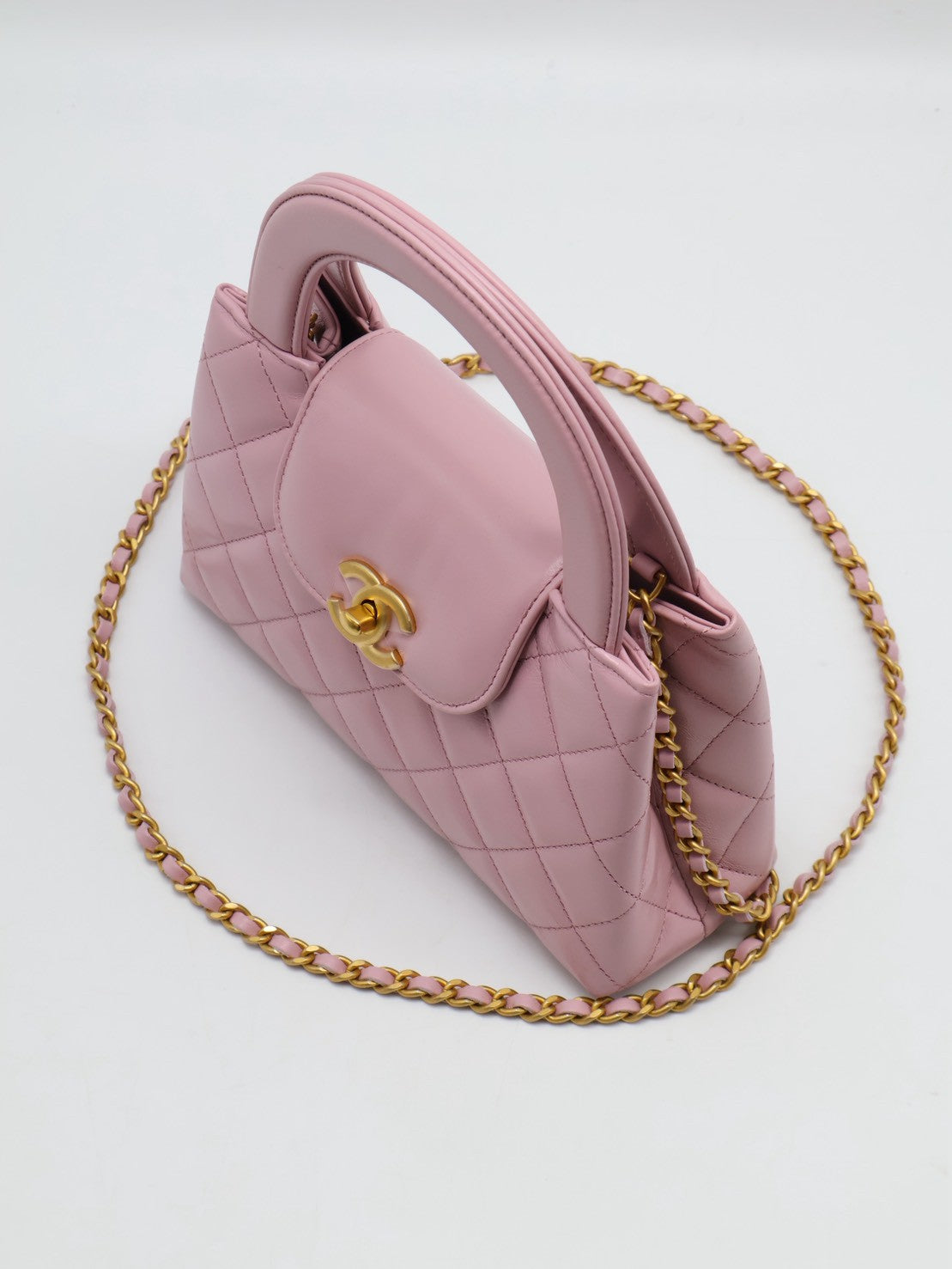 CHANEL Mini Kelly - 粉金