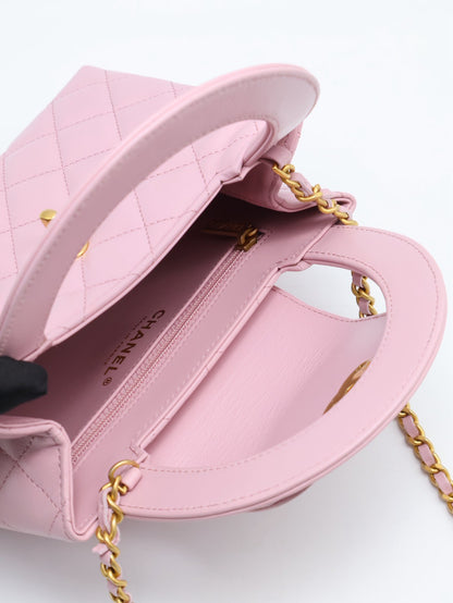 CHANEL Mini Kelly - 粉金