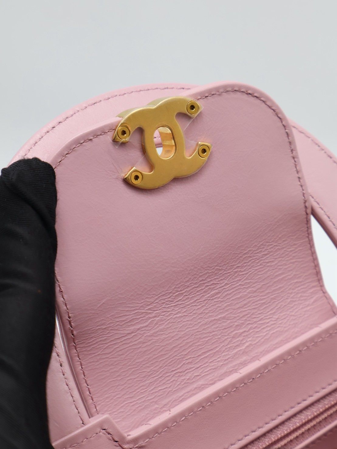 CHANEL Mini Kelly - 粉金