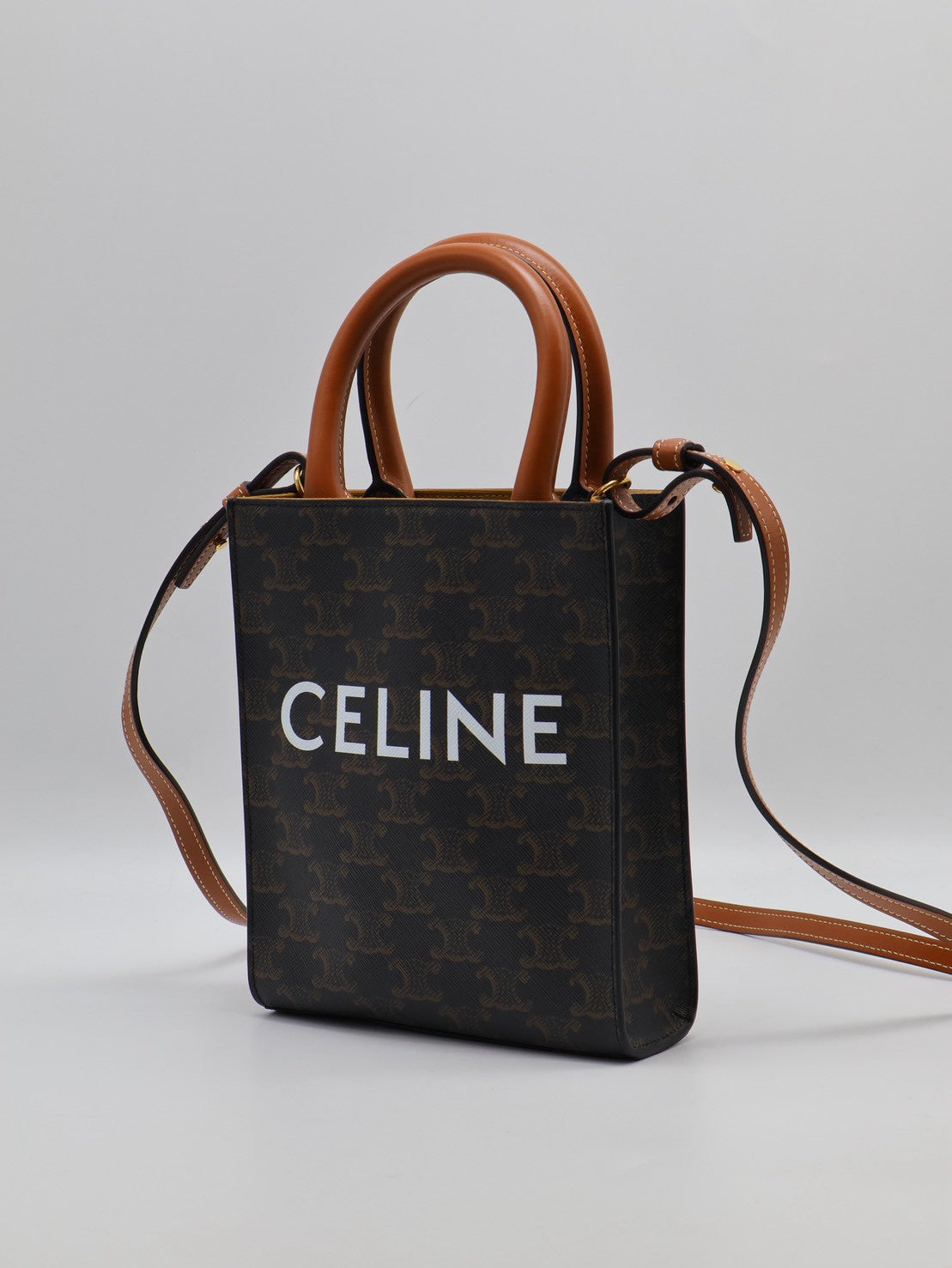 CELINE Triomphe帆布Mini Tote
