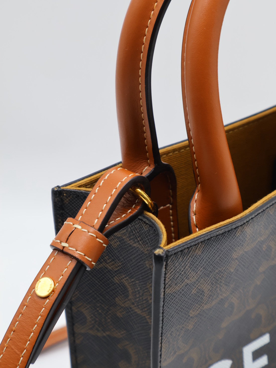 CELINE Triomphe帆布Mini Tote
