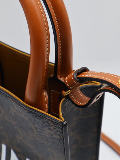 CELINE Triomphe帆布Mini Tote