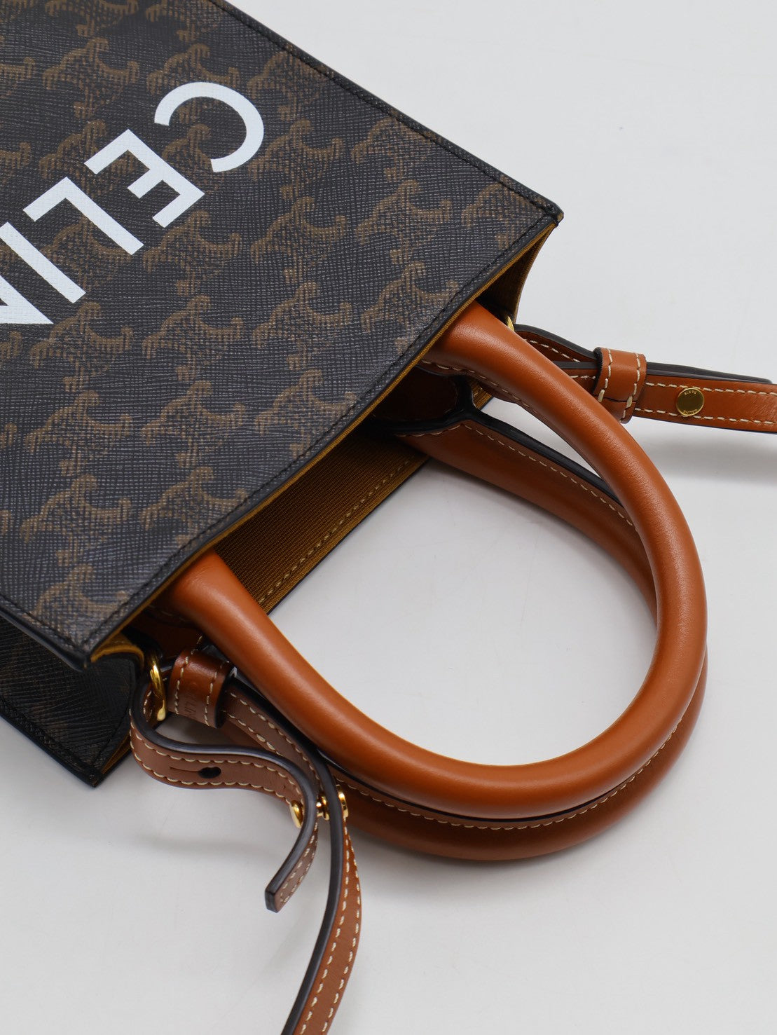 CELINE Triomphe帆布Mini Tote