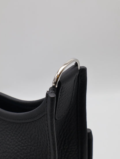 HERMES Evelyne 29 - Noir 89 黑銀 K