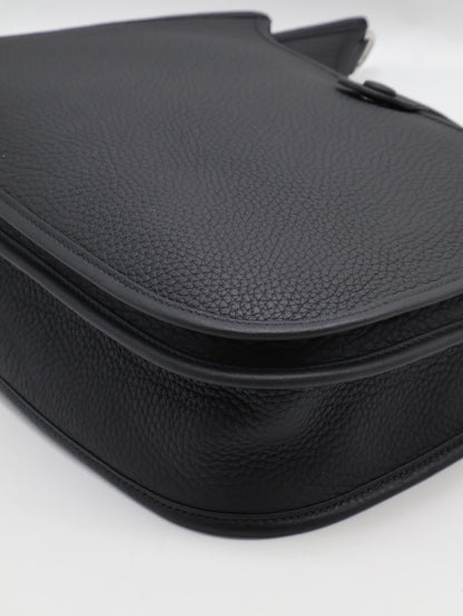 HERMES Evelyne 29 - Noir 89 黑銀 K