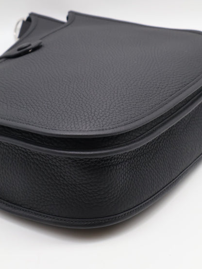 HERMES Evelyne 29 - Noir 89 黑銀 K