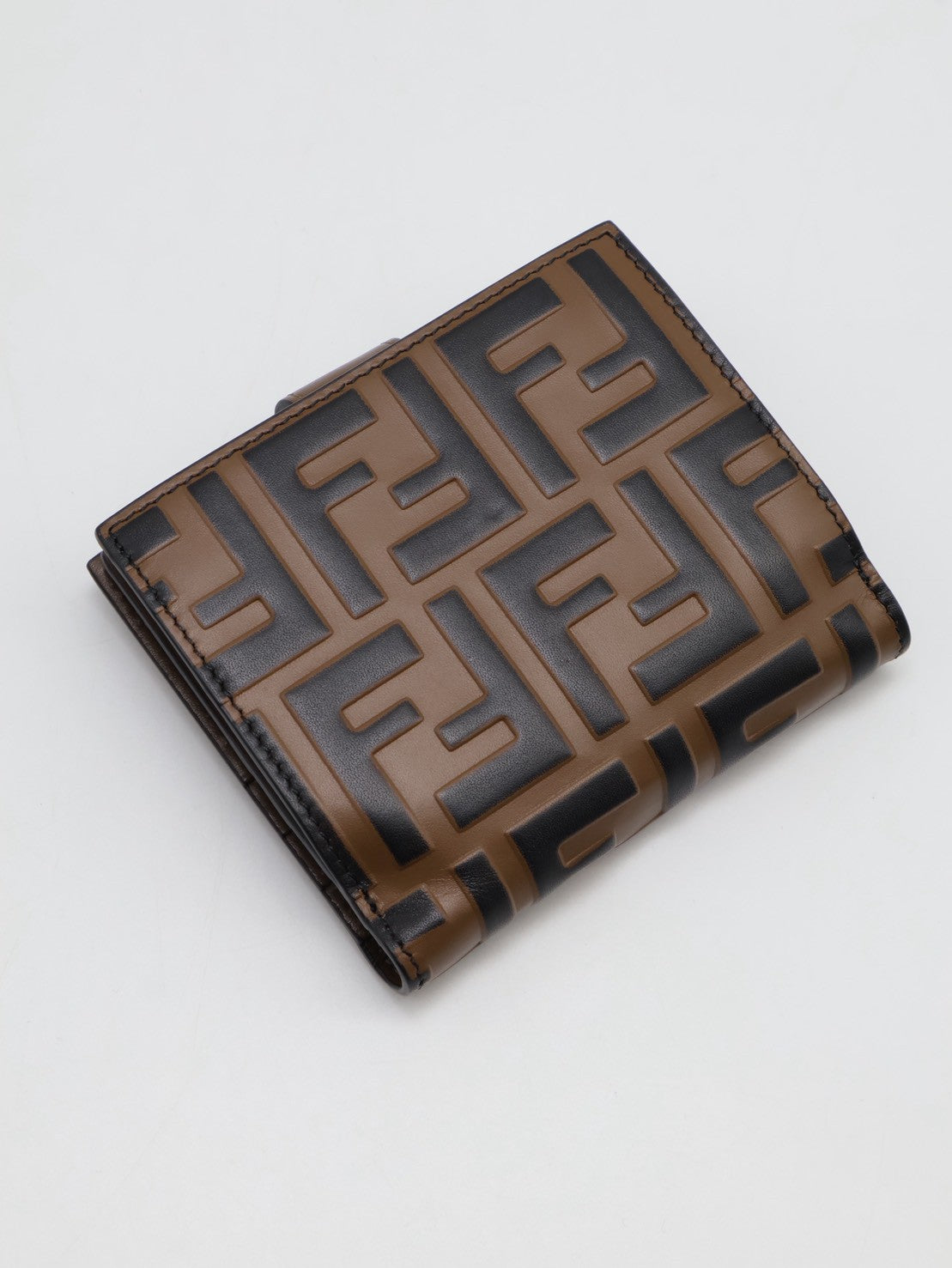 FENDI 經典FF雙折短夾