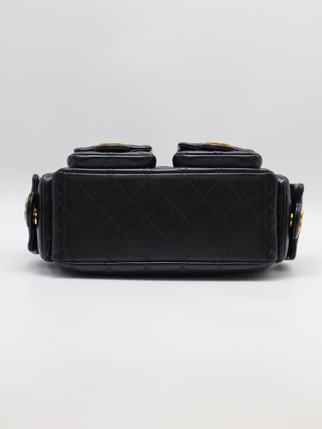 CHANEL 25C Hobo嬉皮包 - 小號黑金