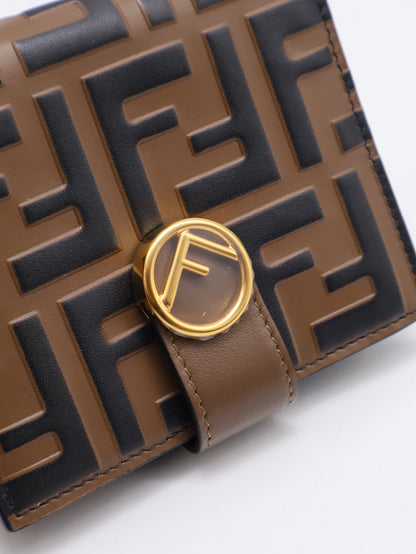 FENDI 經典FF雙折短夾