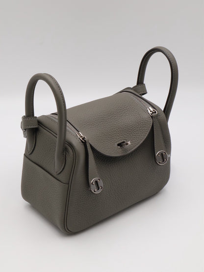 HERMES Mini Lindy - Gris Meyer 0L 積雨雲灰銀 U