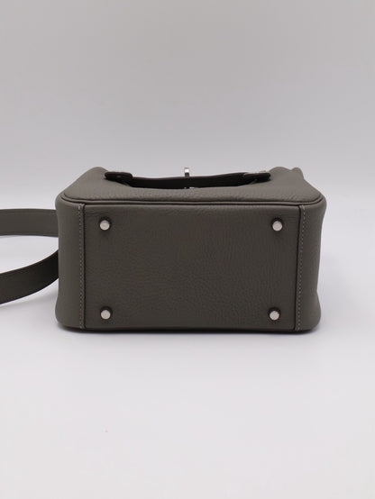 HERMES Mini Lindy - Gris Meyer 0L 積雨雲灰銀 U