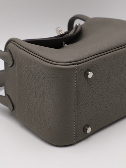 HERMES Mini Lindy - Gris Meyer 0L 積雨雲灰銀 U