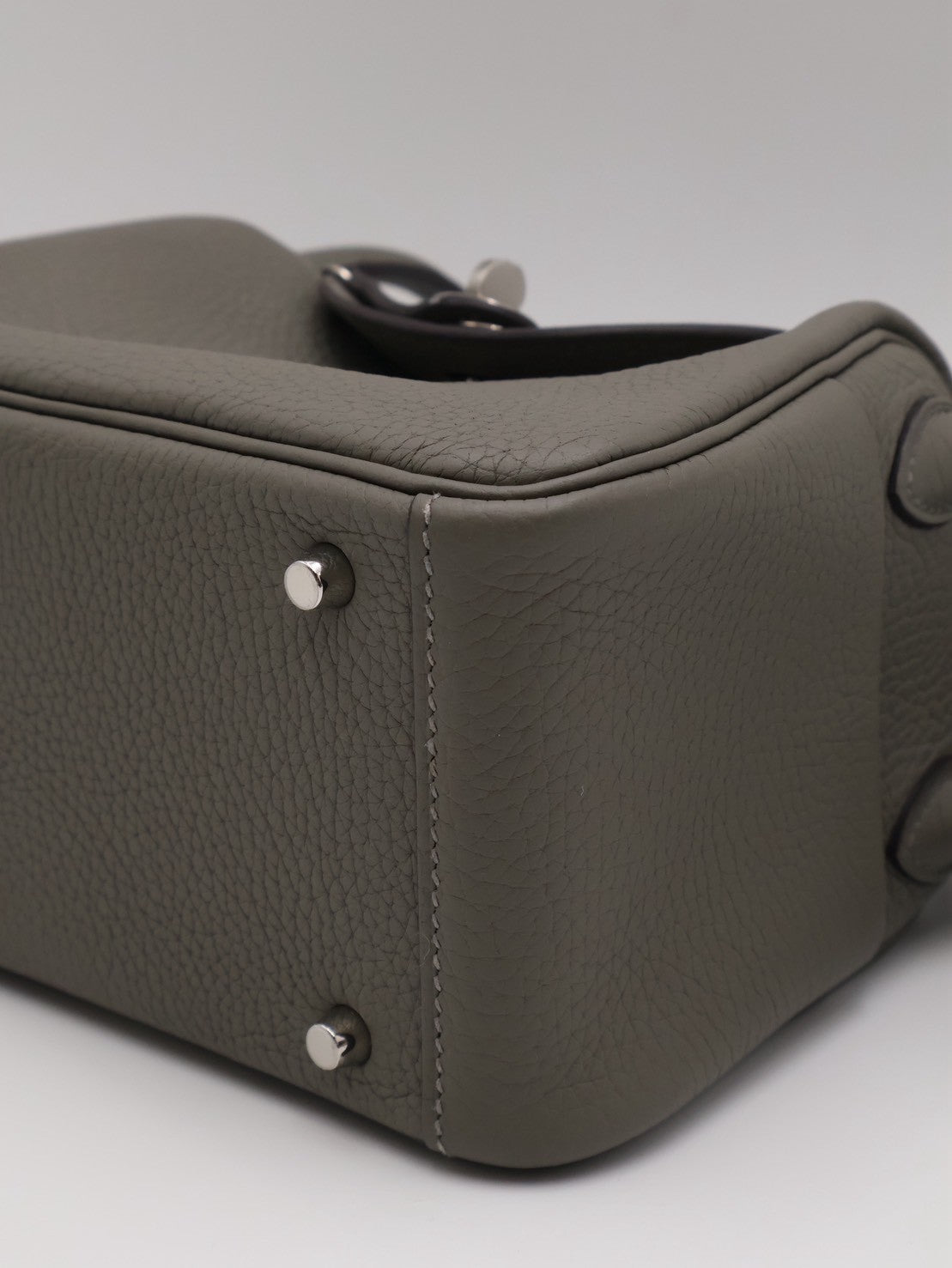 HERMES Mini Lindy - Gris Meyer 0L 積雨雲灰銀 U