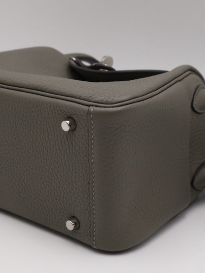 HERMES Mini Lindy - Gris Meyer 0L 積雨雲灰銀 U